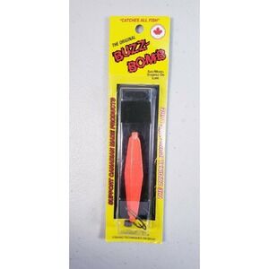 Buzz Bomb Fishing Lure Fire Orange 2.5" Inches Inches Length